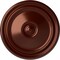 Ekena Millwork Reece Ceiling Medallion (Fits Canopies up to 2 3/8"), Hand-Painted Antique Copper, 12"OD x 1 3/4"P CM12REACS - alternate 1